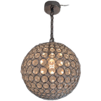 Vintage Hanglamp Met Kristal Glas thumbnail 1