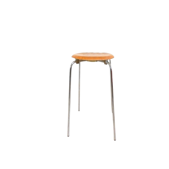 Fritz Hansen Vintage Kruk Design Arne Jacobsen Stoel 1