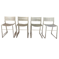 Set Van 4 Aero Wire Stoelen, Stapelbaar