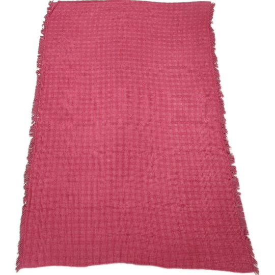 Vintage Chenille Roze Jaren 50-60 Bedsprei/wandkleed/deken 1