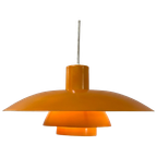 Poul Henningsen - Louis Poulsen - Ph 4/3 - Hanging Pendant Lamp - Orange thumbnail 1