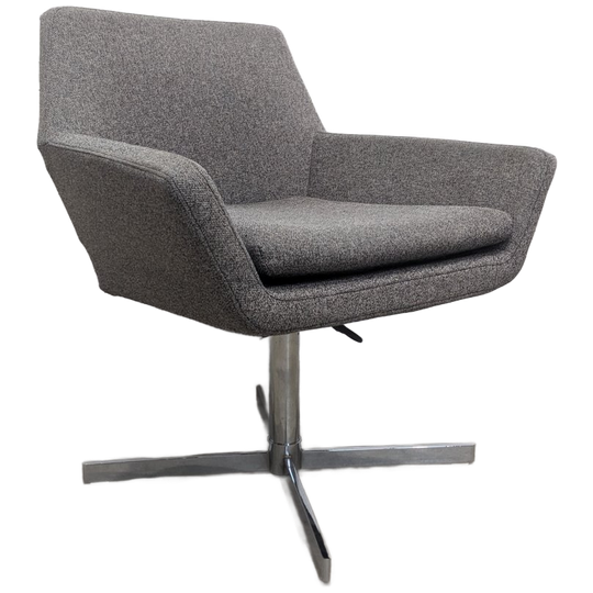 Grijze Draaistoel Rétro 1