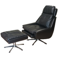 Armchair With Ottoman By Langenfeld