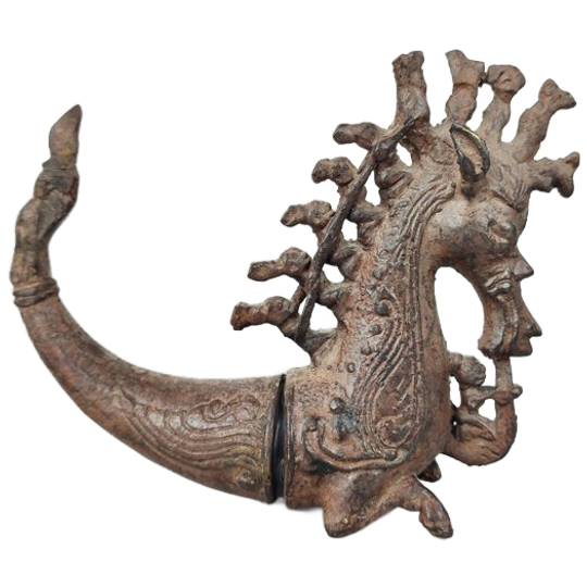 Indonesische Bronzen Medicijnhouder 1