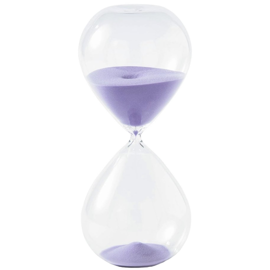 Polspotten | Zandloper Glass Lilac - Maat M 1