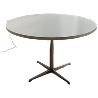 Witte Ronde Tafel - 120cm Diameter - Vintage Pastoe