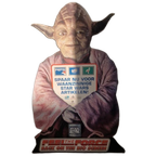 Kartonnen Reclame Bord Yoda Feel Te Force Star Wars. thumbnail 1