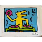 Keith Haring (1958-1990), Untitled Dj 1983, Licensed By Artestar Ny, Printed In U.K. thumbnail 1