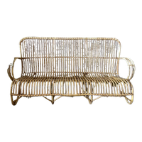 Vintage Belse 8 🎋 Rotan 3-Zit