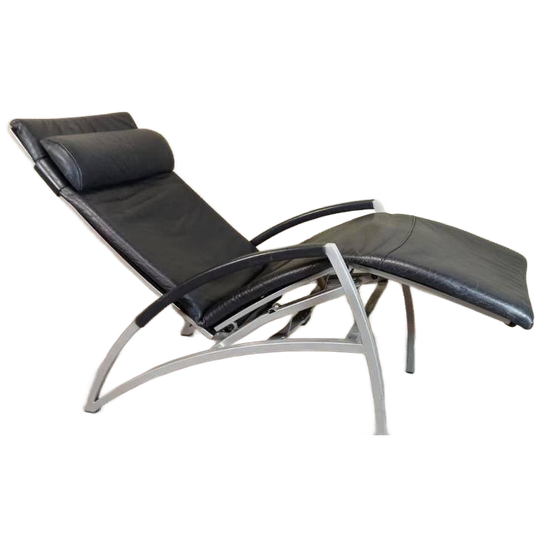 Vintage Interprofil 'pax' Design Leren Recliner Fauteuil 1