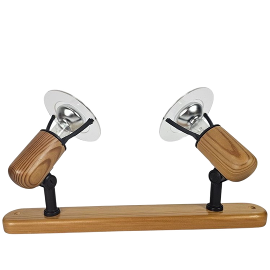 Brilliant Leuchten - Wandspot - Hout - Duitsland - 80's 1