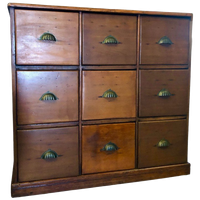 Vintage Ladekast, Apothekerskast