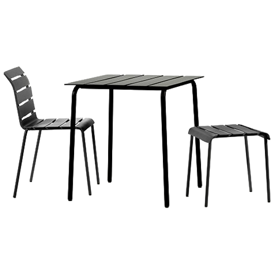 Serax X Maarten Baas Tuinstoel Black Aligned 1