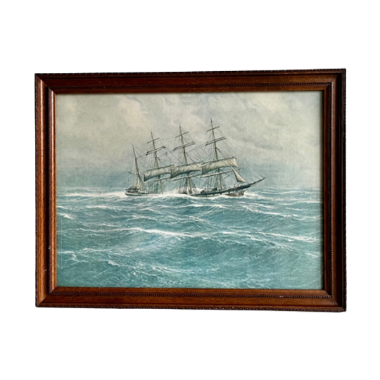 “viermaster In Ruige Zee” 1