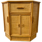 Vintage Rotan Hoekkastje – Retro Boho Design thumbnail 1