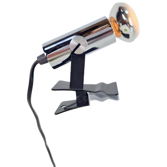 Vintage Design Tube Klemspot Spot Chrome Lamp Verstelbaar 1