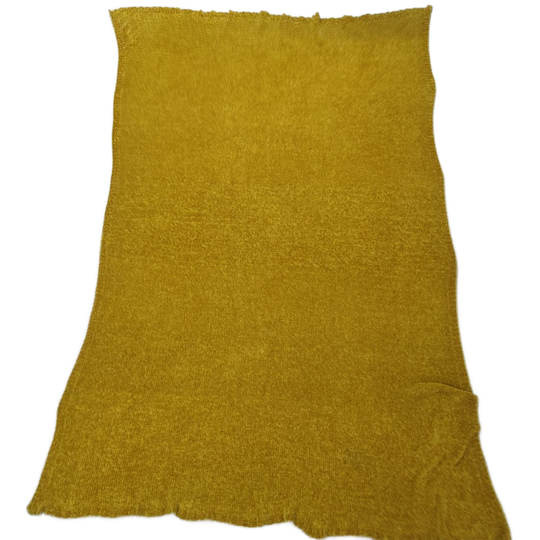 Okergeel Velours Deken/sprei 1