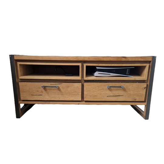 Eikenhout Metaal Tv-meubel Metalo (nieuwprijs: €999,-) 1