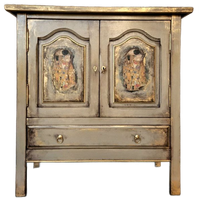 Vintage Look Kast/ Kledingkast Wandkast/