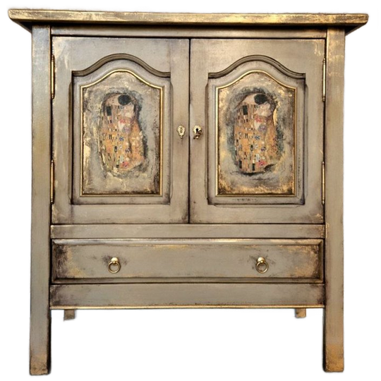 Vintage Look Kast/ Kledingkast Wandkast/ 1