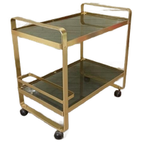Vintage Trolley Barcart Serveerwagen, Av Handwerk