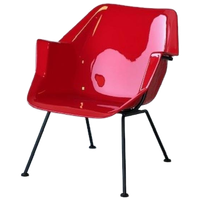 Dutch Originals Fauteuil Gispen 416 Rietveld Cordemeyer Rood
