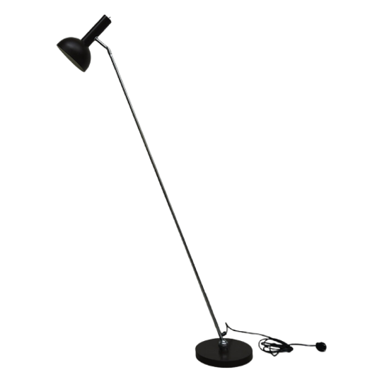 Dark Brown Floor Lamp By H. Busquet For Hala Zeist, 1960s 1