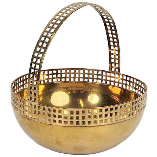 Art Deco Messing Kom Van Fischer Göppingen, Jaren '20 Brass 1