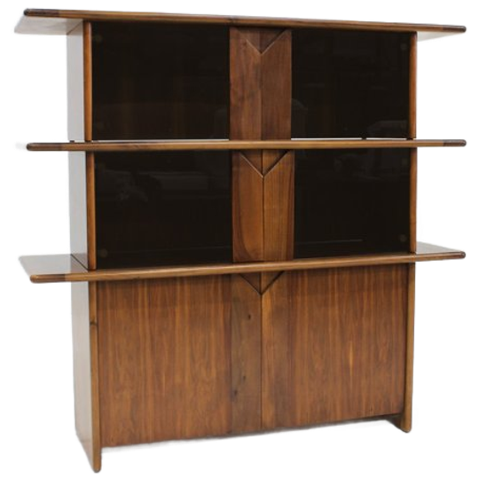 Vintage Italian Walnut Cabinet By Ammannati And Vitelli For Catalano, 1970s 1