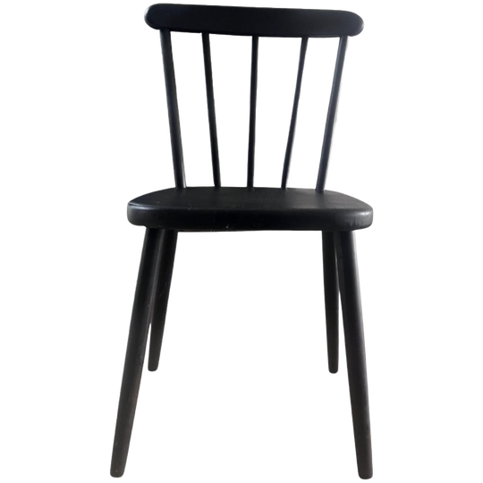 Vintage Off Black Kinderstoeltje 1