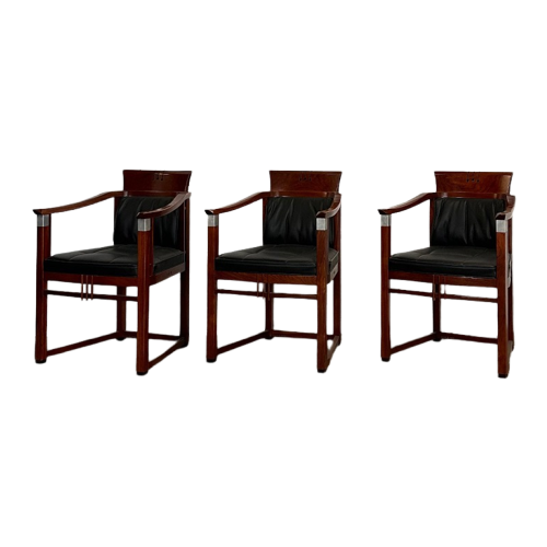 Set Van 3 Schuitema Art Deco Susan Armchairs