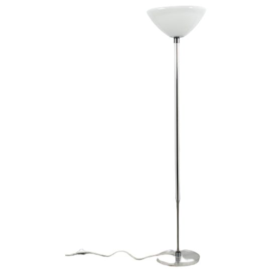 Prachtige Vloerlamp Met Melkglazen Kap 61799 1