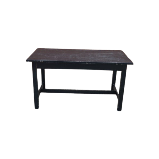 Show Of Statafel Massief Hout Zwart Gespoten 1