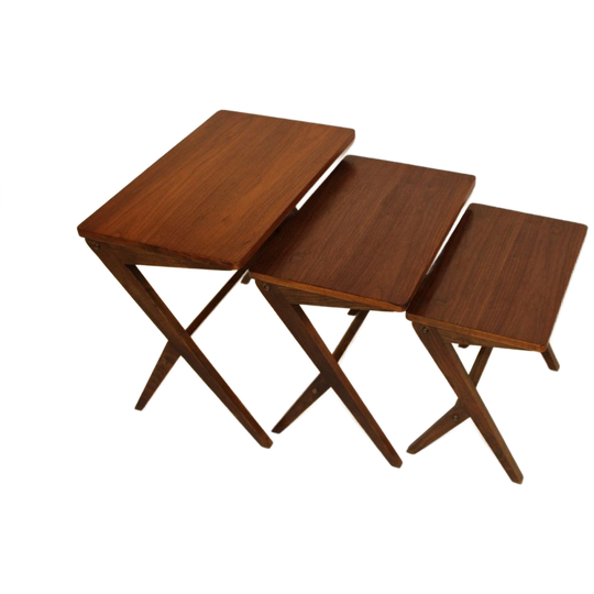 Vintage Bijzettafeltjes ‘nesting Tables’ 1
