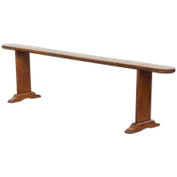 Antieke Halbank/ Bank Voor Aan De Eettafel Met Een Stijlvolle En Tijdloze Uitstraling