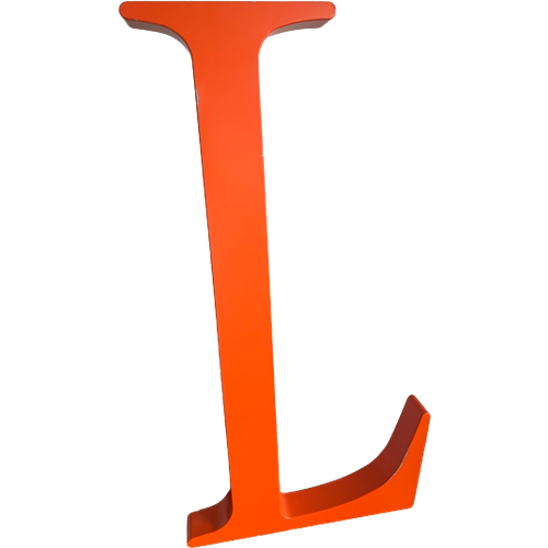 Oranje Letter L
