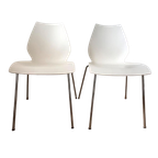 2X Kartell Maui Design Stoel By Vico Magistretti thumbnail 1