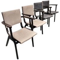 Set Van 4 Vintage Stoelen Stako Eetkamerstoelen Fifties