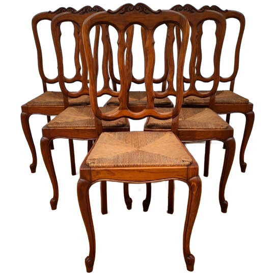 Vintage Landelijke Stoelen Eettafelstoelen Eetkamerstoelen Set Prijs 1