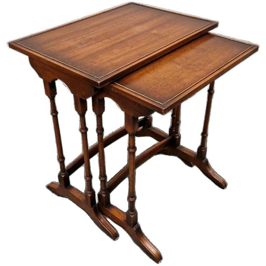 Antieke Mimiset Bijzettafel Set 1