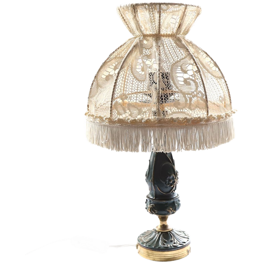 Vintage Tafellamp Art Nouveau Of Empire-stijl, Italie Jaren '70 1