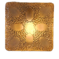 Vintage Plafonierre Of Wandlamp Glas