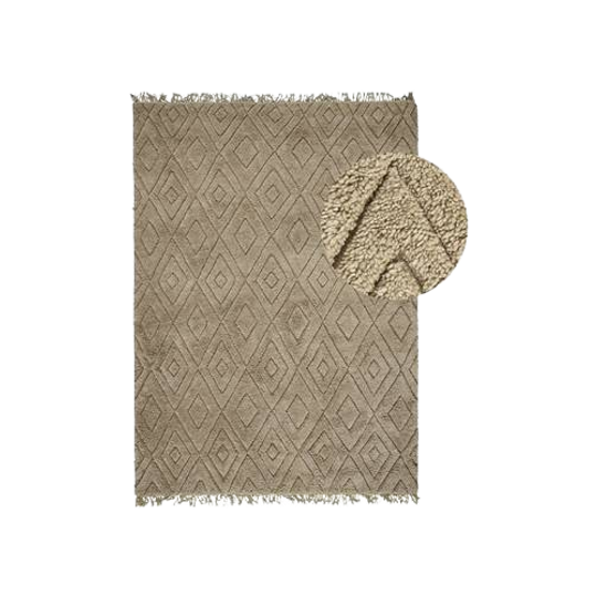By fonQ Square Vloerkleed 170 X 240 Cm - Groen 1