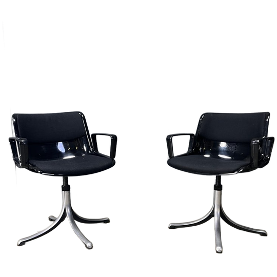 Osvaldo Borsani 'modus' Chairs For Tecno, 1970s - Set Of 2 1