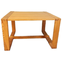 Vintage Design Grenen Salontafel, Vierkant