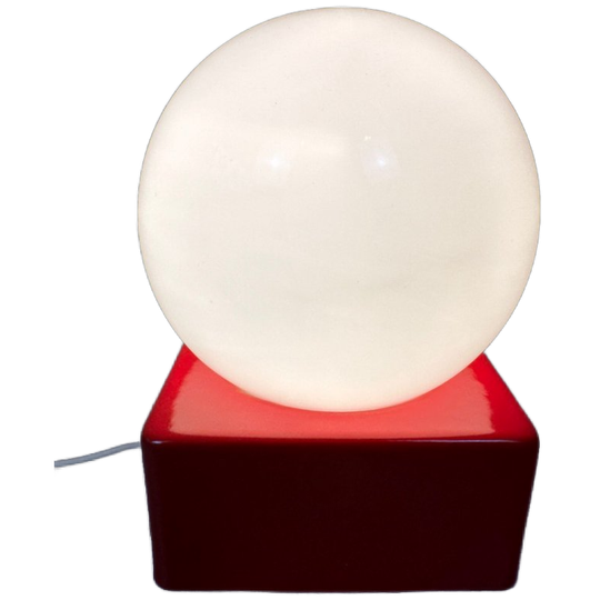 Vintage Tafel-/wandlamp – Porselein En Opaline 1