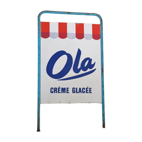 Na45 – Ola Reclamebord – Vintage Sign – 1962