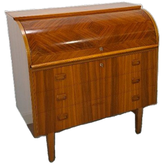 Secretaire Bureau Uit Zweden Met Lades, Scandinavisch Bureau 1