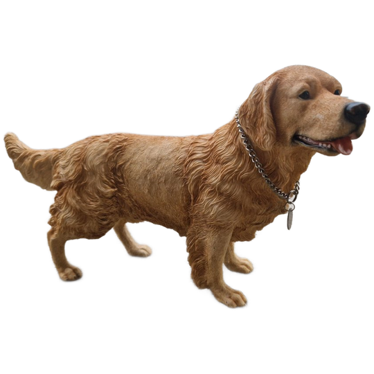 Prachtige Polystone Golden Retriever 1