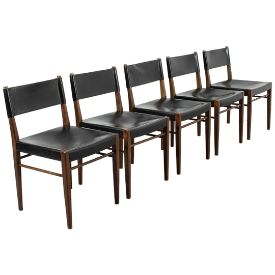 Set Van 5 Vintage Stoelen 1